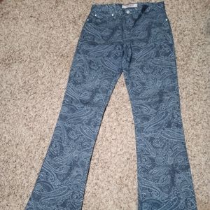 Paris Blues Paisley design Jeans
